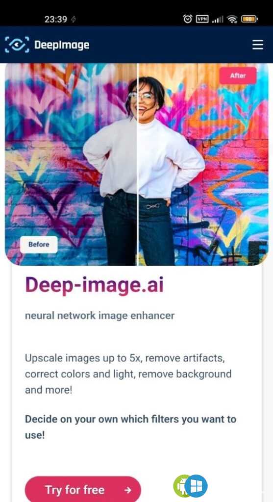 Deep Image v120 - скачать Deep Image на Андроид