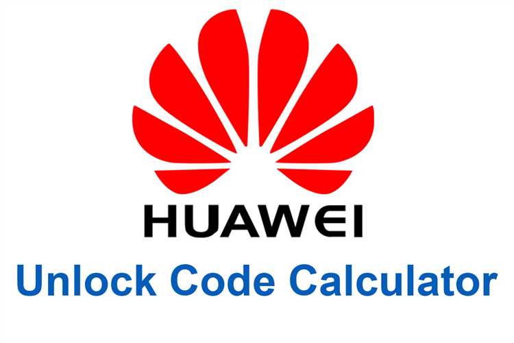 Huawei Unlock Code Calculator v30 - скачать Huawei Unlock Code Calculator на Windows